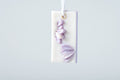 Odorizant parfumat decorativ Flora Scent Lilac din ceară naturală, cu inserții florale mov