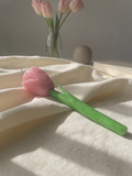 Floare realistă din ceară 100% naturală | The Tulip - Pink